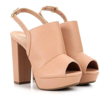 sandália griffe meia pata salomé feminina