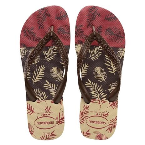 Sandália Havaianas Aloha Areia/Café/Preto 43/44 Menor preço em Sandália Havaianas Aloha Areia/Café/Preto 43/44