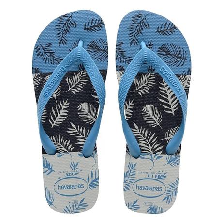 Sandália Havaianas Aloha Cinza Gelo/Azul Aço 37/38 Menor preço em Sandália Havaianas Aloha Cinza Gelo/Azul Aço 37/38