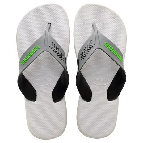 Sandália Havaianas Dynamic Branco/Cinza Aço 43/44 Menor preço em Sandália Havaianas Dynamic Branco/Cinza Aço 43/44