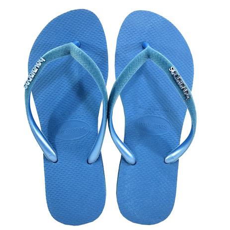 sandalia havaiana de veludo