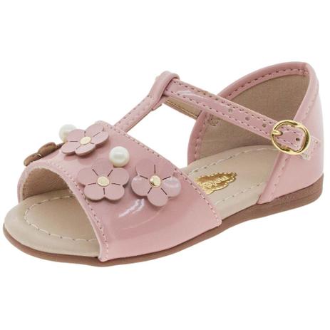Sandália Infantil Baby Molekinha - 2114134 ROSA ROSA Menor preço em Sandália Infantil Baby Molekinha - 2114134 ROSA ROSA