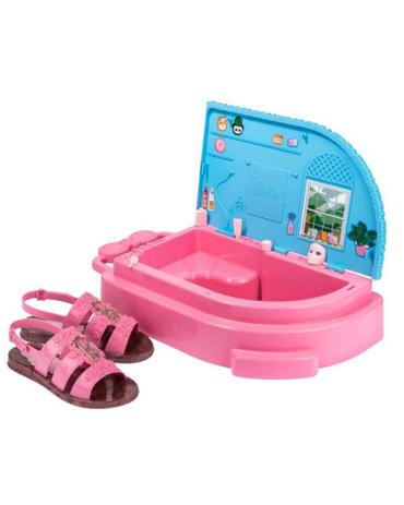 Sandália Infantil Barbie SPA com Banheira e Acessórios Grendene - Sandália  Infantil - Magazine Luiza