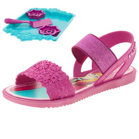 Sandália Infantil Feminina Frozen Cookies Grendene Kids - 21681 PINK PINK Menor preço em Sandália Infantil Feminina Frozen Cookies Grendene Kids - 21681 PINK PINK