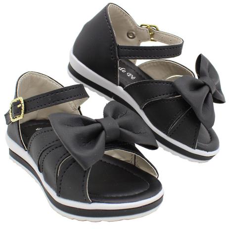 Sandália Infantil Feminina Menina Fechada Atrás Preta Festa - Pingo de Pé -  Outros Moda e Acessórios - Magazine Luiza