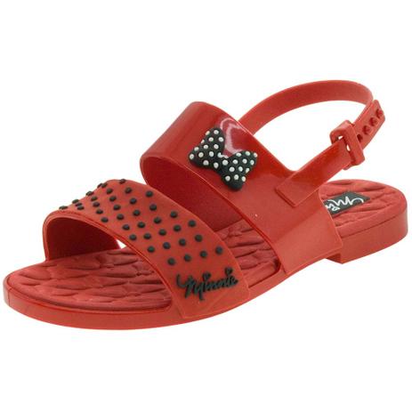 Sandália Infantil Feminina Minnie Chic Grendene Kids - 21861 VERMELHO VERMELHO Menor preço em Sandália Infantil Feminina Minnie Chic Grendene Kids - 21861 VERMELHO VERMELHO