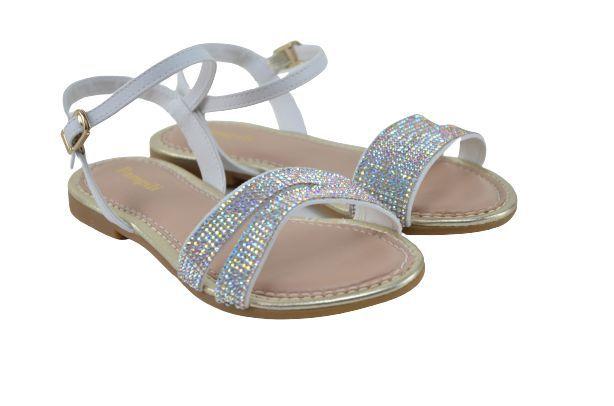 sandalia branca infantil feminina