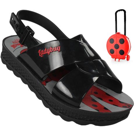 sandália infantil da ladybug