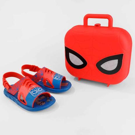 Sandália infantil hero homem aranha case marvel masculina grendene ref:  22505 23/34 - Sandália Infantil - Magazine Luiza