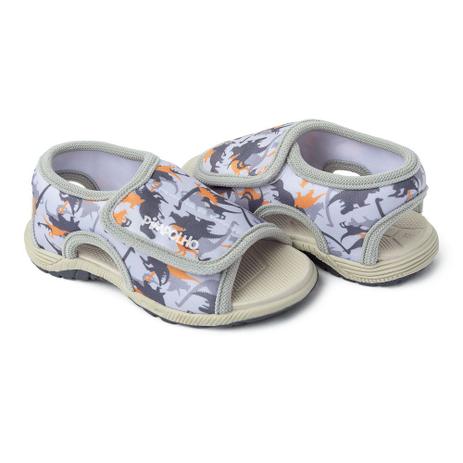 Sandália Infantil Masculina Cinza Dinossauro Pimpolho - Sandália para Bebês  - Magazine Luiza