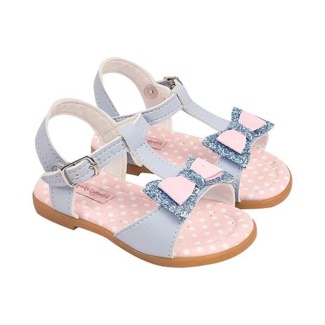 Sandália Infantil Mel Menina com Laço e Fivela - Sonho de criança Menor preço em Sandália Infantil Mel Menina com Laço e Fivela - Sonho de criança