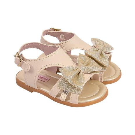Sandália Infantil Mel Menina Metalizado e Fivela - Sonho de criança Menor preço em Sandália Infantil Mel Menina Metalizado e Fivela - Sonho de criança