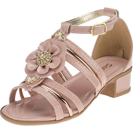 Sandália Infantil Menina Salto Confortável Stilo Rosê-1600 - Sandália  Infantil - Magazine Luiza