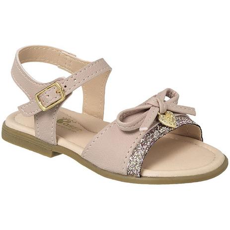 sandalia couro menina