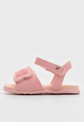 Sandália Feminina Pampili Papete Infantil Fly Mini - Branco/rosa - 639008