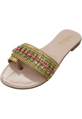 sandália de pérola