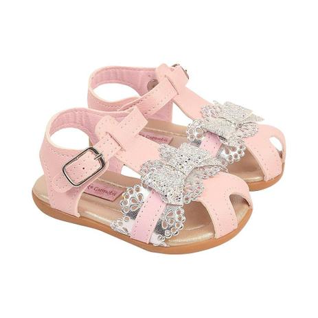 Sandália Infantil Soft Baby Menina Metalizado - Sonho de criança Menor preço em Sandália Infantil Soft Baby Menina Metalizado - Sonho de criança