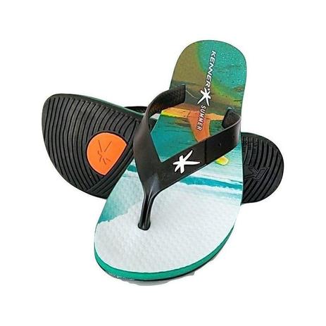 Sandália Kenner Summer Prancha Preto / Verde - Sandália Masculina - Magazine Luiza