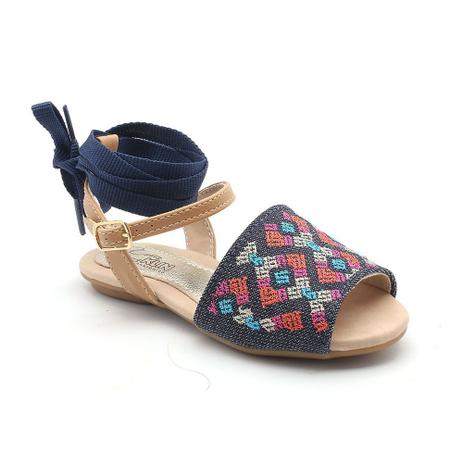 Menor preço em Sandália Klin Anatômica Anne Baby Bege/ Jeans 005592