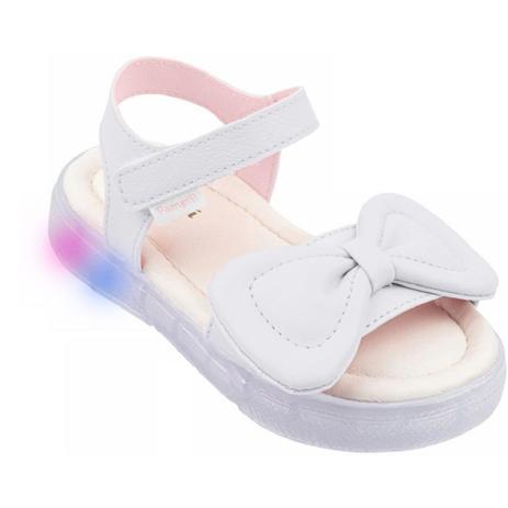 Sandália Infantil Giovanna Rosa Cristal Gliter Menina com Laço Sereia  Estilo Melissa com Led Luz Luzinha em Promoção | Ofertas na Americanas