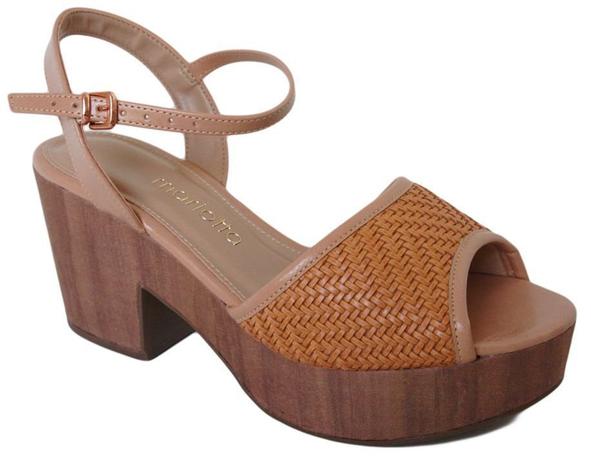 sandalia salto grosso 3 cm