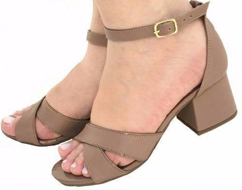 sandalia de salto 5cm