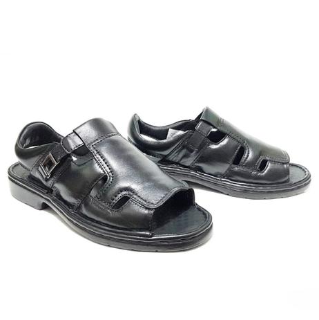 Sandália Chinela Masculina Confortavel Couro Legitimo em Promoção | Ofertas  na Americanas