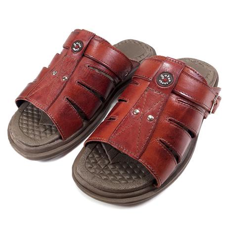 Sandália Masculina Franciscana Anatômica Comfort Em Couro Alça Traseira  Modificável - Jota M Shoes - Sandália Masculina - Magazine Luiza