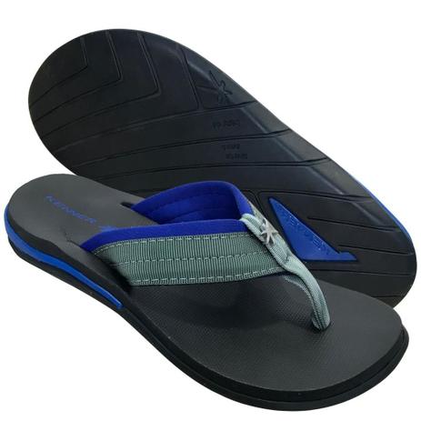Sandália Masculina Kenner ACTION GEL ULTRA Chinelo Para Homem Macio  Confortável Preto e Azul - Chinelo Esportivo - Magazine Luiza