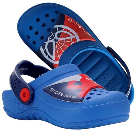 Sandalia Masculina Marvel Babuche Grendene Kids Percata para Menino 22541  Homem Aranha Homem de Ferro - Babuche / Clog Infantil - Magazine Luiza