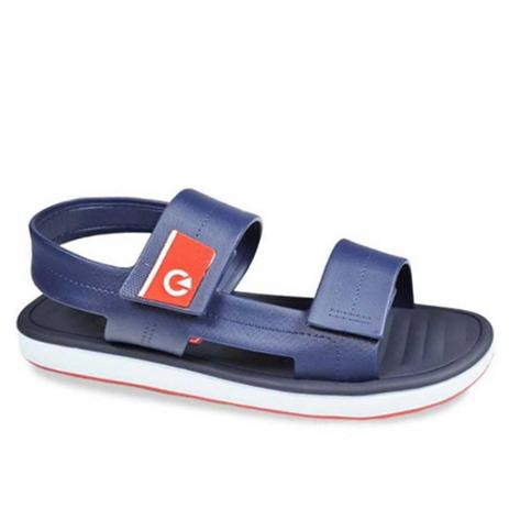 Sandália Bebê Masculina Azul Tubarão 17 a 24 | Bebê Fofuxo