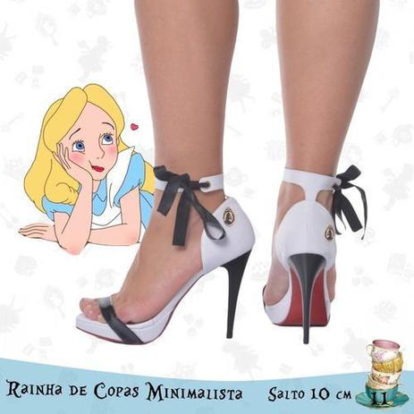 sandalias salto alto fino branca