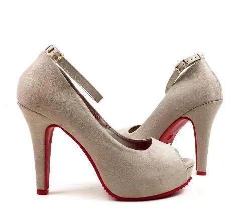 sandalia meia pata salto fino nude