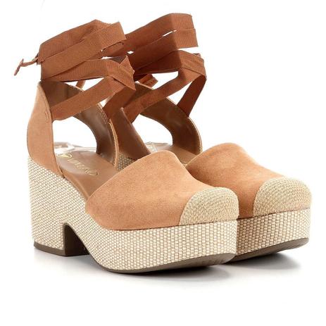 sandália feminina meia pata via uno