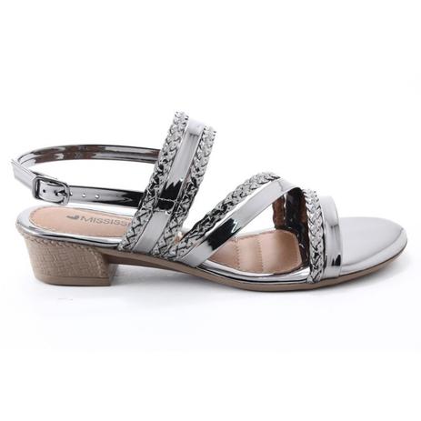 sandália mississipi salto grosso tiras feminina