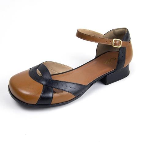 sandalia de couro feminina confortavel