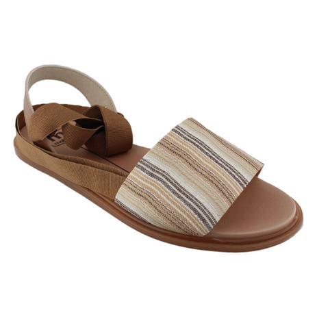 sandália moleca de amarrar