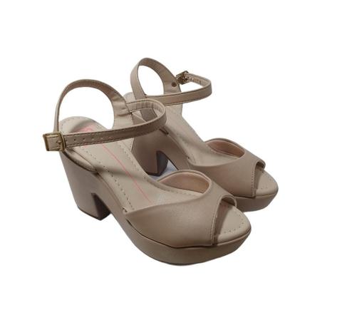 Sandália Moleca Feminina Meia Pata Salto Grosso Original - Sandália  Feminina - Magazine Luiza