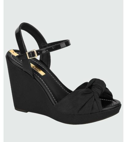 sandalia moleca preta