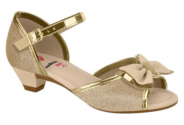 sandalia molekinha menina rosa