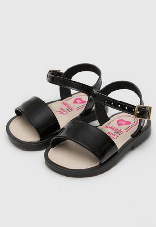 Sandália molekinha premium preto 15745 - Sandália Infantil - Magazine Luiza