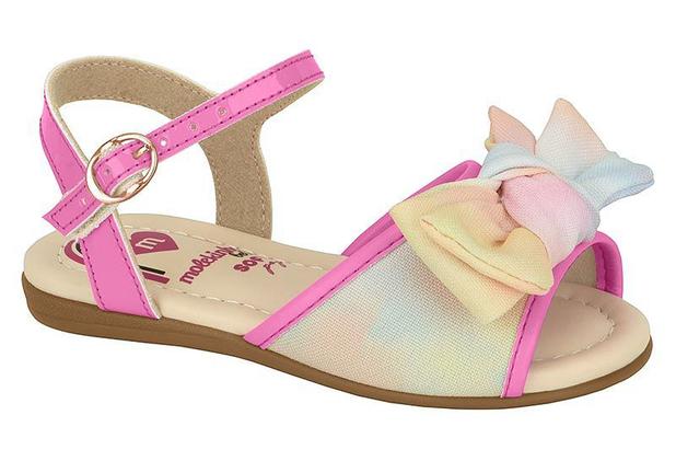 Sandália Infantil Klin Cup Cake 174 Rosa Tie Dye | Klin