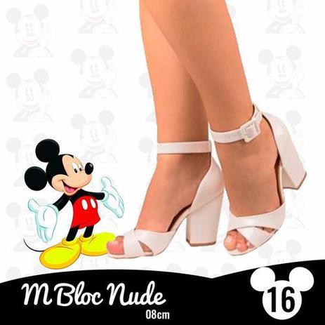 sandalia off white salto medio