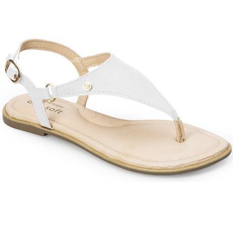 sandalia ortope branca