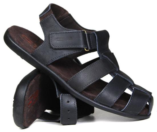 Sandália Ortopédica Masculina Super Conforto Sola De Borracha - C10 - Sandália  Masculina - Magazine Luiza