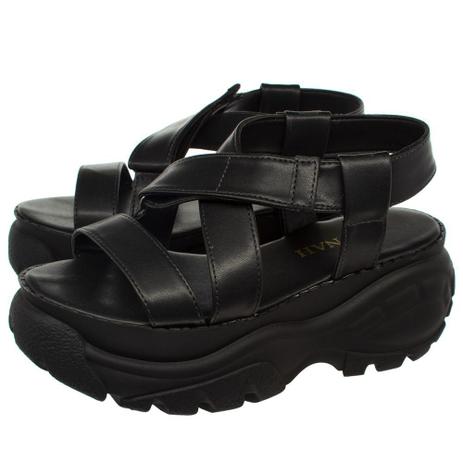 sandalia tipo papete feminina