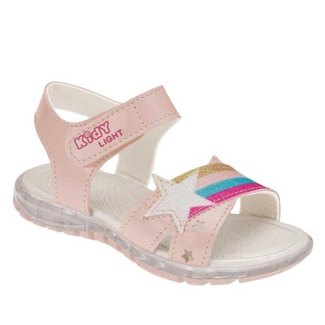 Sandália Papete Infantil Menina Kidy de Led Rosa e Arco Íris - Papete  Infantil - Magazine Luiza