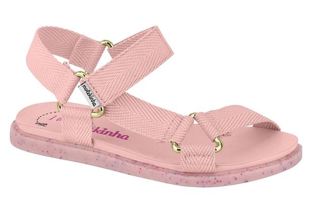 Sandália Molekinha Infantil Rosa - Compre online Pixolé Calçados e  Acessórios