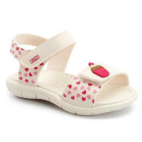Sandália Papete Tic Tac Infantil Klin OFF WHITE - Papete Infantil - Magazine Luiza