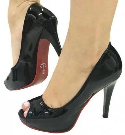 sapato sola vermelha masculino